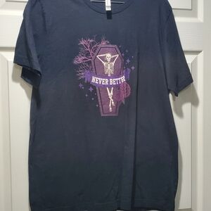 Bella Canvas Black Tee with Purple Graphic